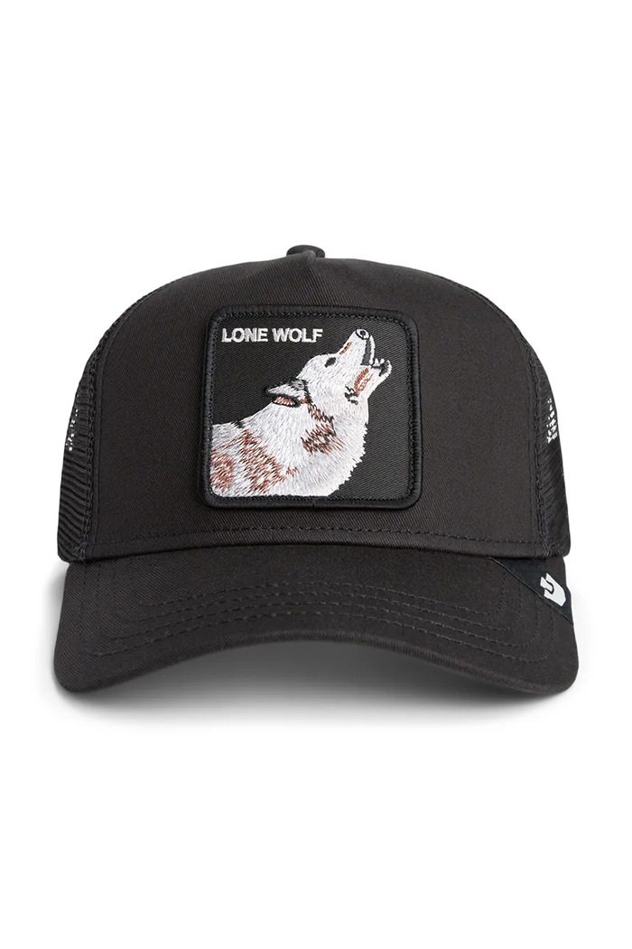 Goorin Bros șapcă trucker Lone Wolf Trucker 101.2449 negru AA00