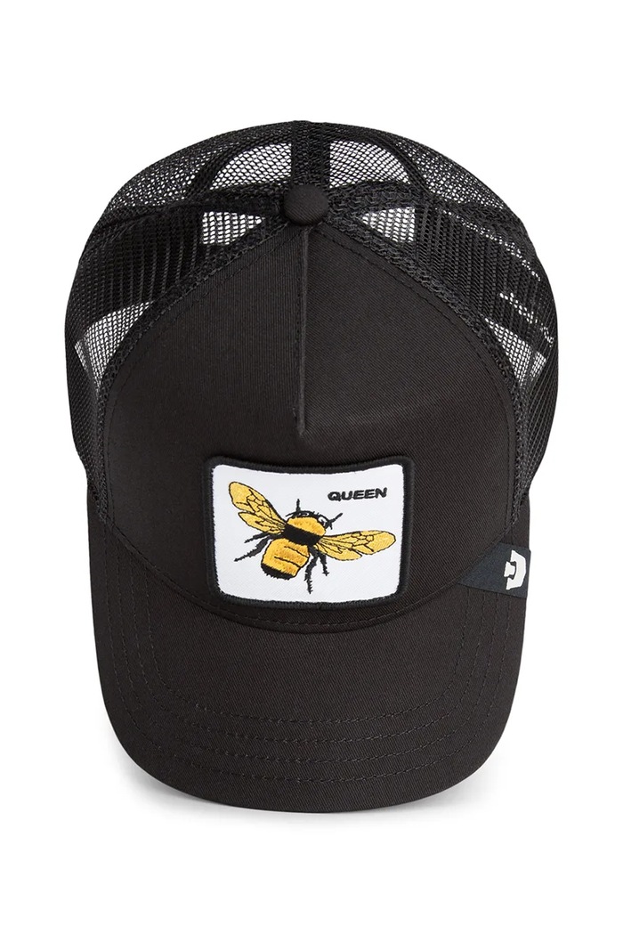 Goorin Bros czapka z daszkiem z dodatkiem bawełny Queen Trucker 101.2537 czarny