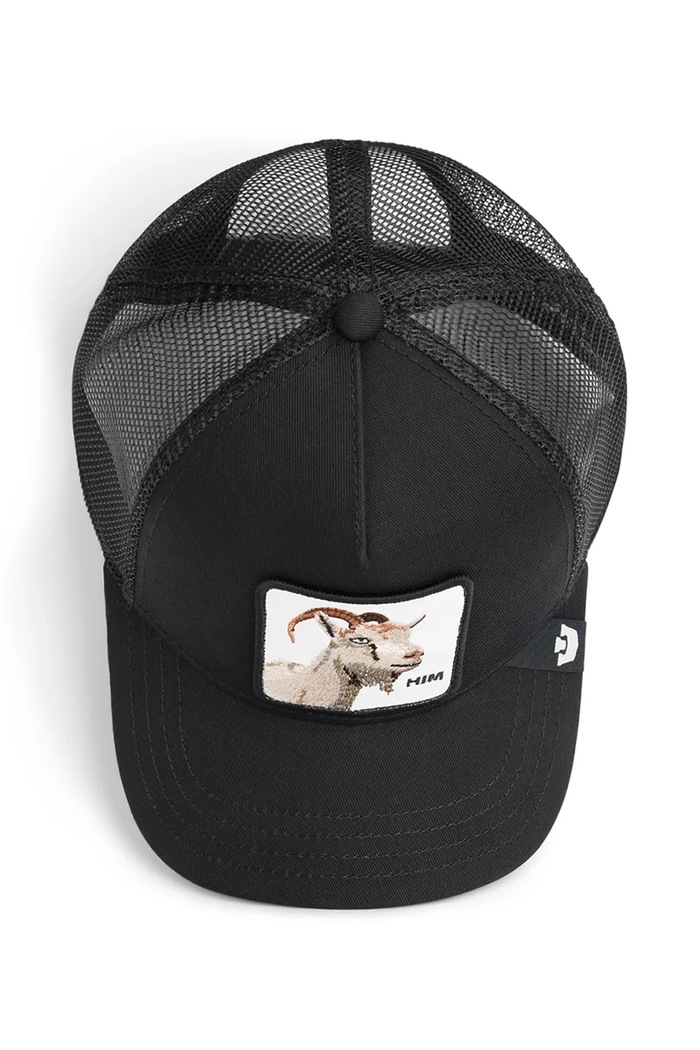 Șapcă de baseball din amestec de bumbac Him Trucker Goorin Bros negru 101.2456