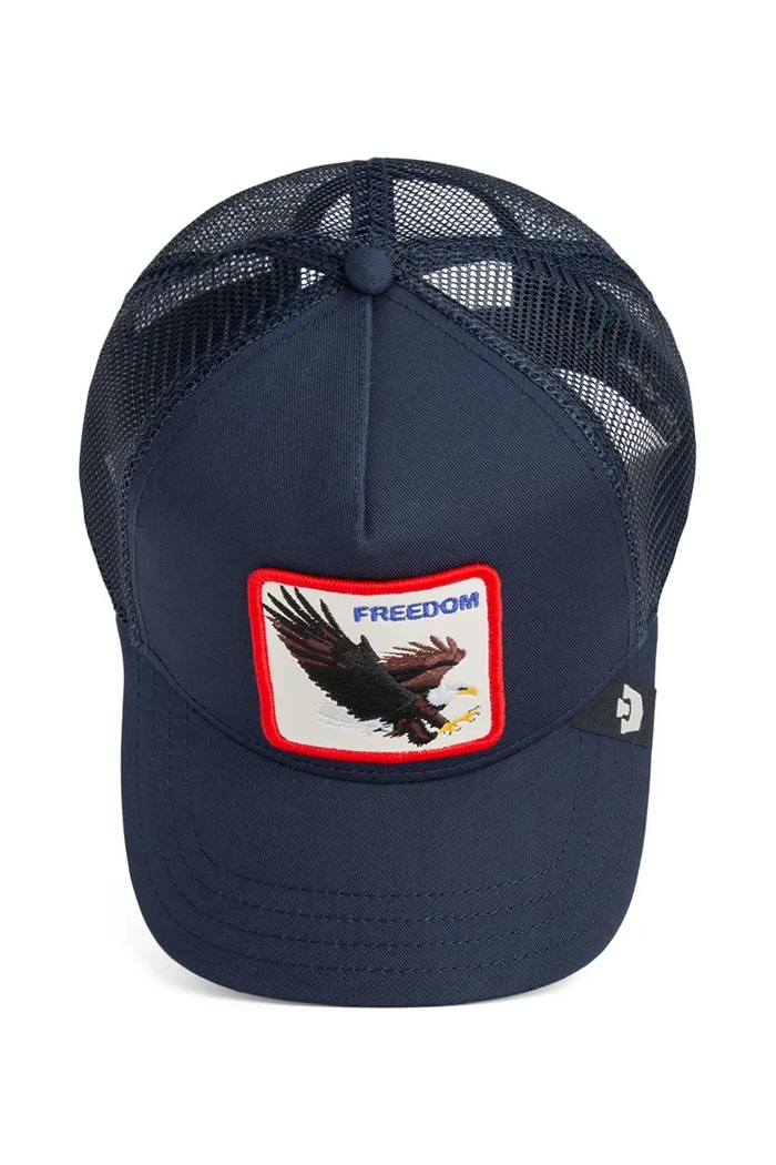 Goorin Bros baseballsapka pamutkeverékből Freedom Eagle Trucker 101.2541 kék
