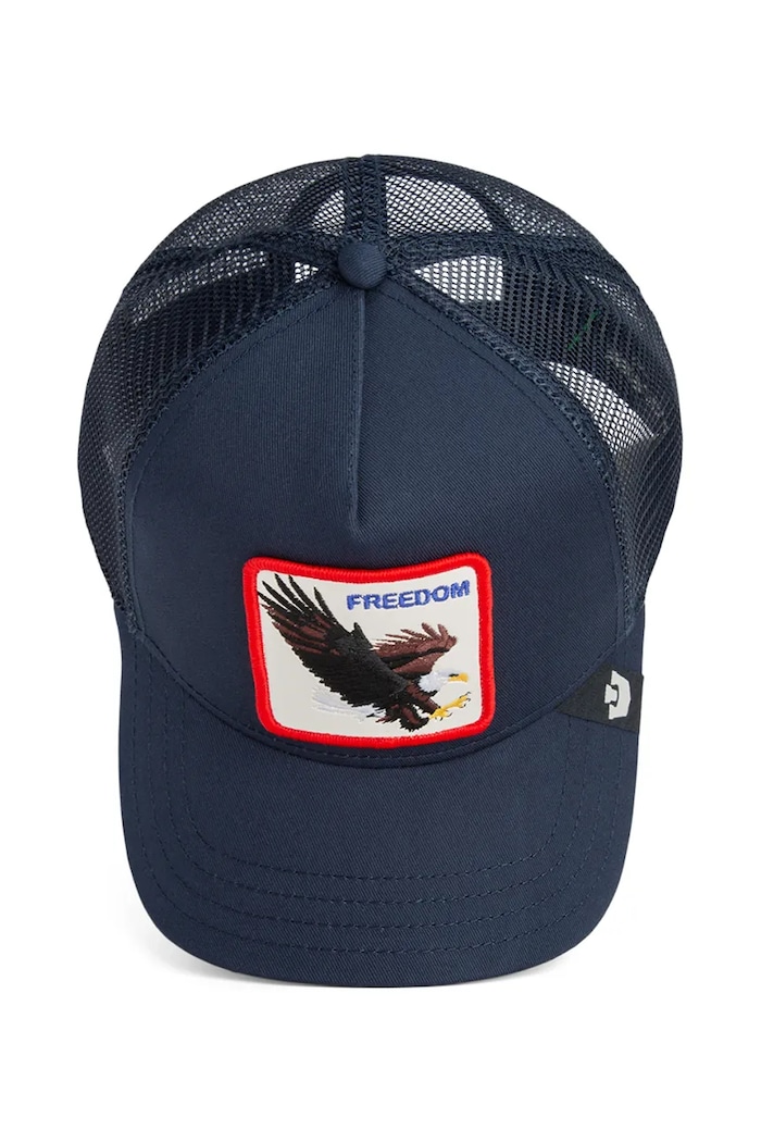 Goorin Bros baseballsapka pamutkeverékből Freedom Eagle Trucker 101.2541 kék
