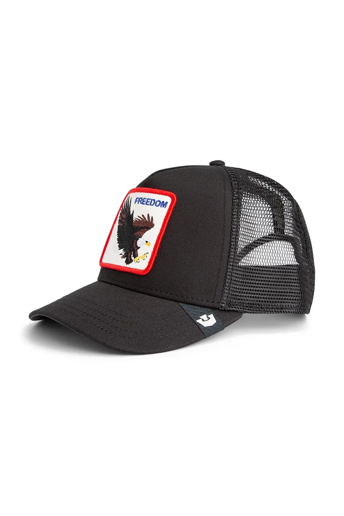 Goorin Bros Кепка с добавлением хлопка Goorin Bros Freedom Eagle Trucker чёрный 101.2541