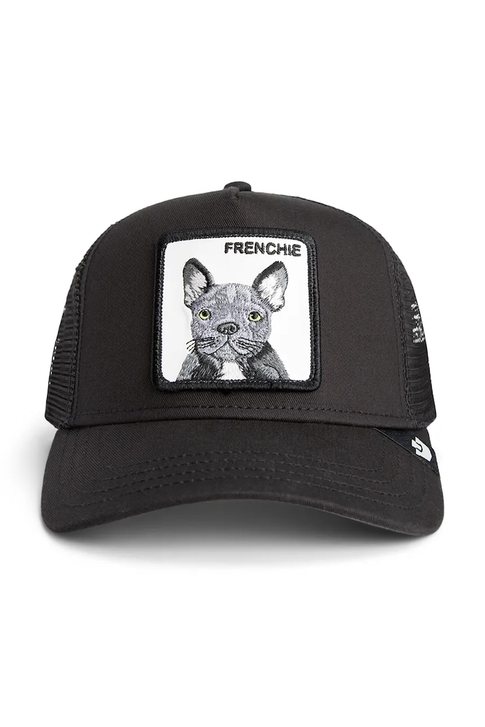 Goorin Bros czapka z daszkiem z dodatkiem bawełny Frenchie Trucker 101.2536 czarny AA00