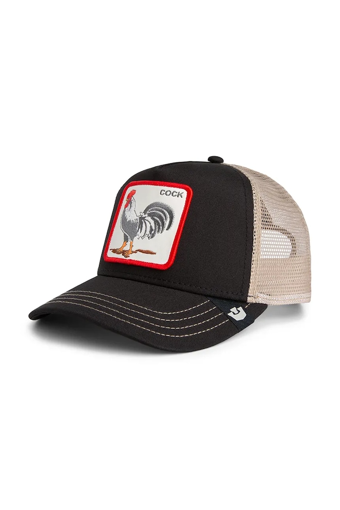 Goorin Bros șapcă de baseball din amestec de bumbac Rooster Trucker altele negru 101.2458