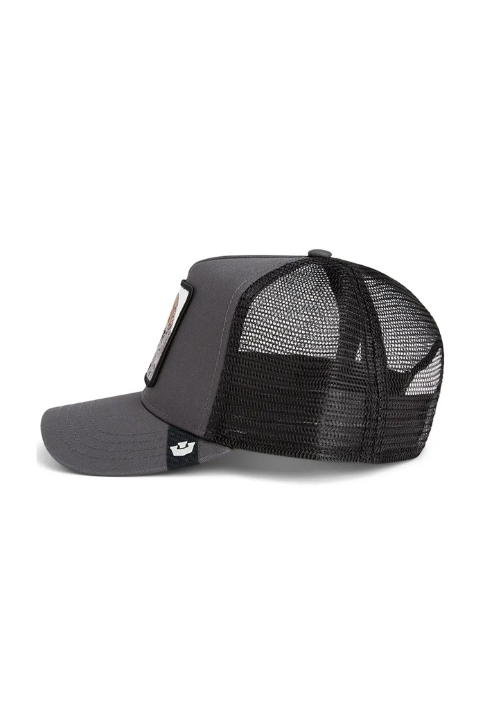 Doplňky Čepice s kšiltem ze směsi bavlny Goorin Bros Boss Trucker 101.2539 šedá