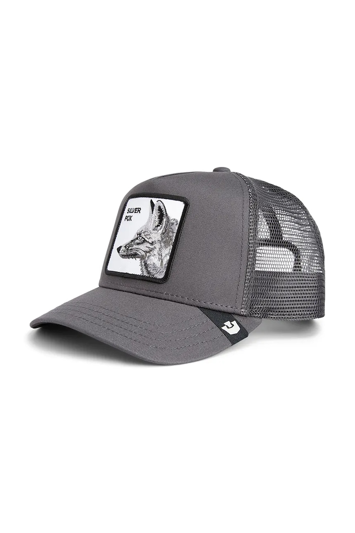 Goorin Bros Šiltovka s prímesou bavlny Goorin Bros Silver Foxxx sivá 101.2399