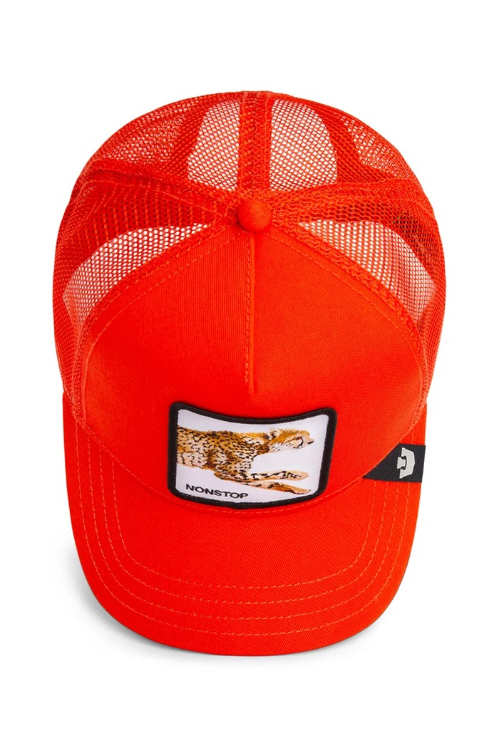 Șapcă de baseball din amestec de bumbac The Nonstop Cheetah Goorin Bros portocaliu 101.2383
