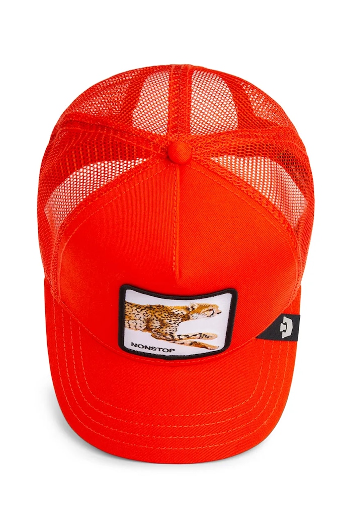 Șapcă de baseball din amestec de bumbac The Nonstop Cheetah Goorin Bros portocaliu 101.2383