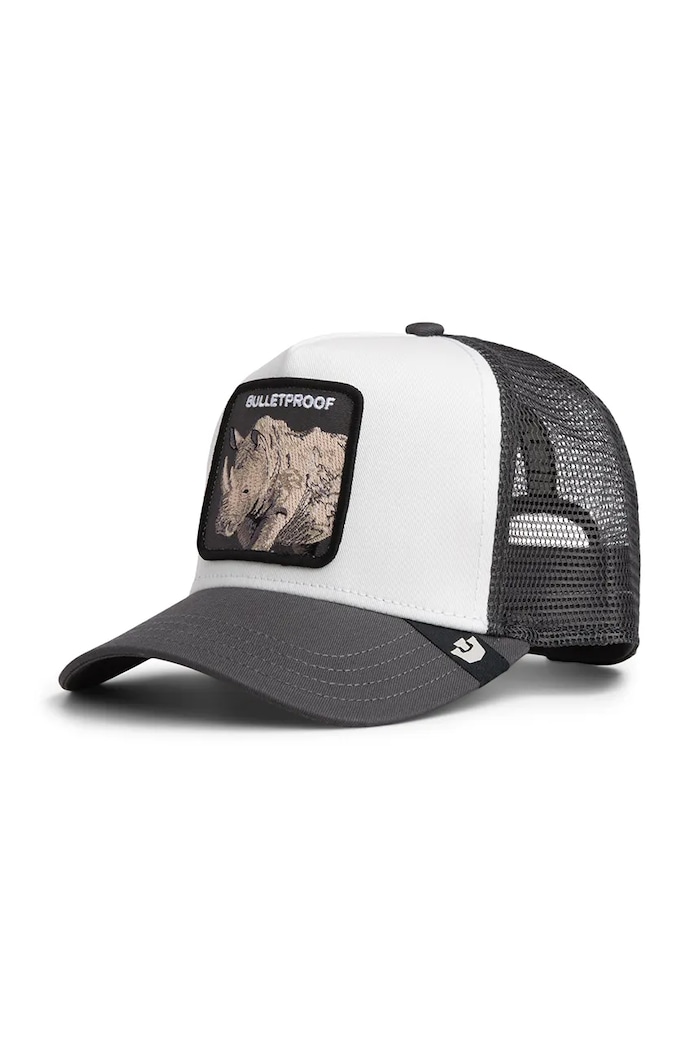 Goorin Bros trucker cap Bulletproof Trucker cu modele alb 101.2543
