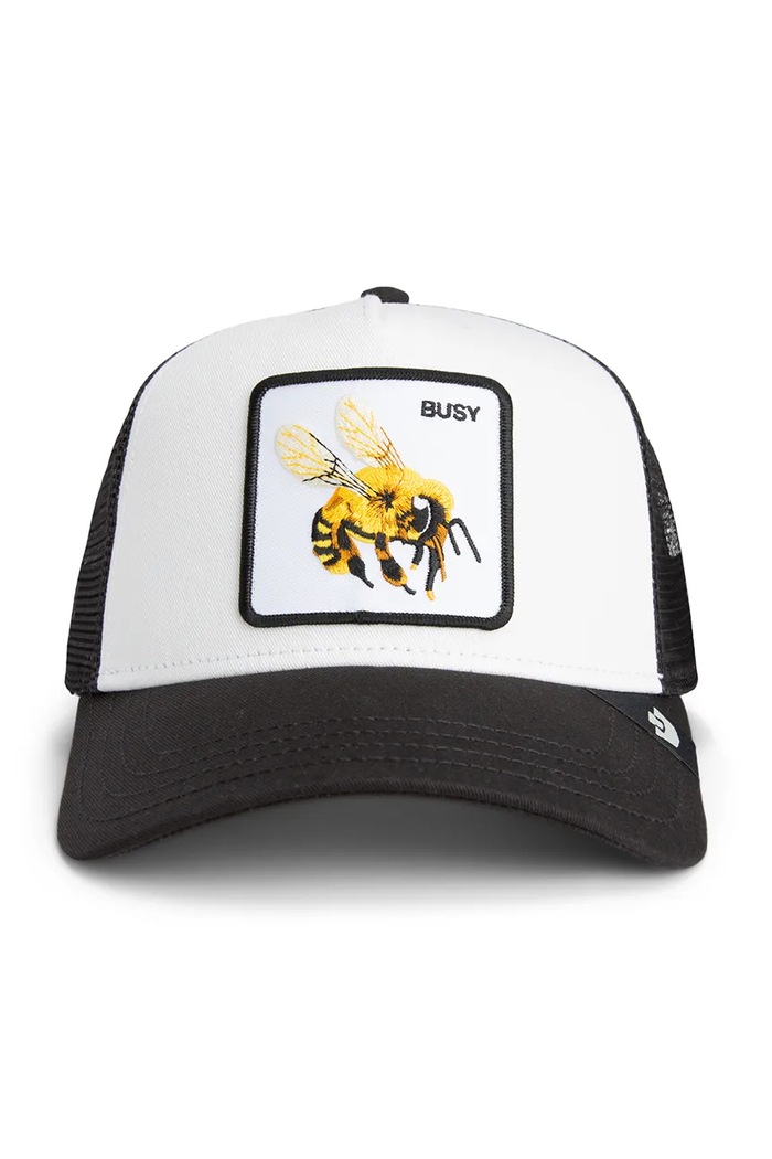 Καπέλο με γείσο και βαμβακερή επένδυση Goorin Bros The Busy Bee 101.2420 λευκό AA00