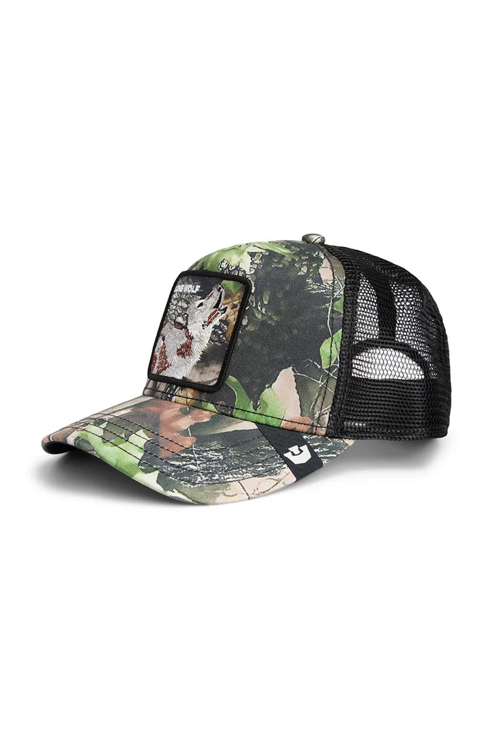 Goorin Bros berretto da baseball Camouflage Lone Wolf applique multicolore 101.2560