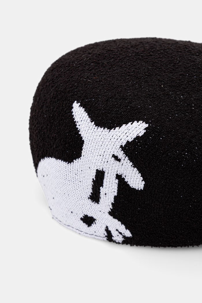 Kangol klasszikus svájcisapka RETRO BIG KROO 7100 K3828.BK001 fekete AA00