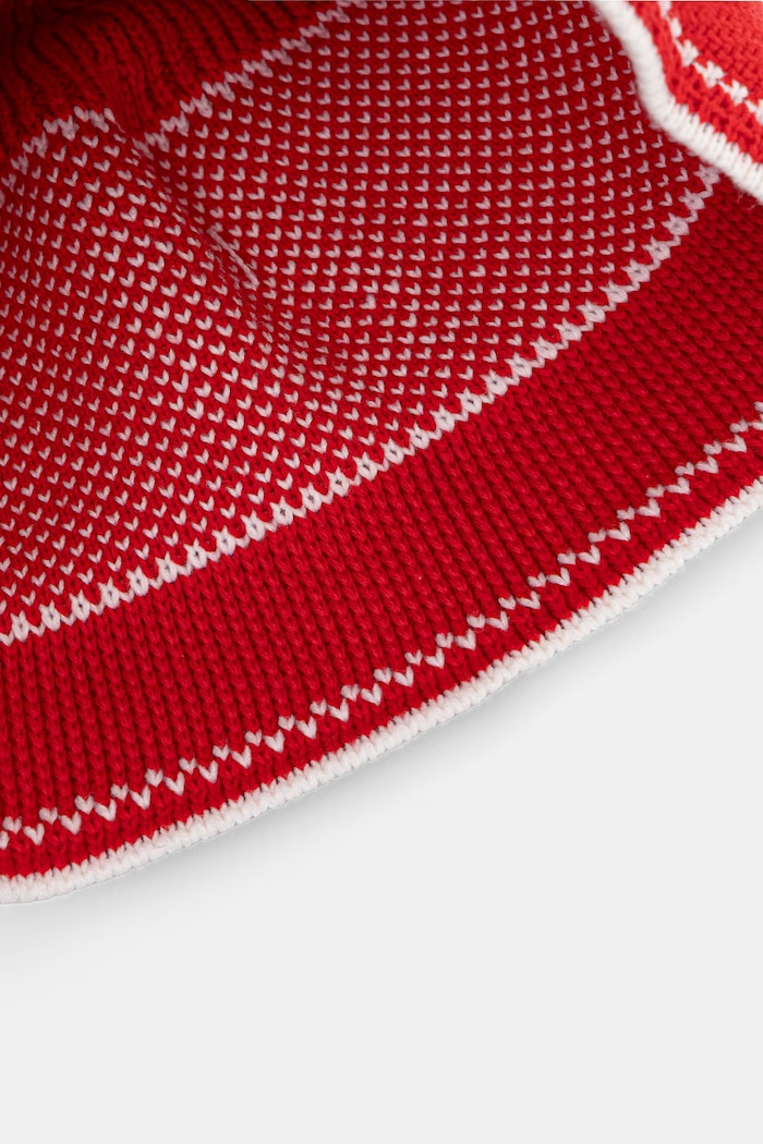 Kangol klobuk SUPER KROO KNIT BUCKET rdeča K3832.RD608