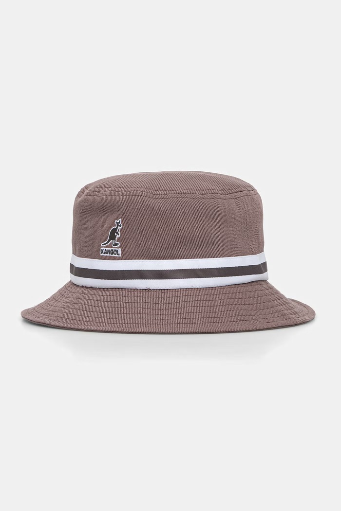 Kangol glugă din bumbac STRIPE LAHINCH violet K4012SP.WG036