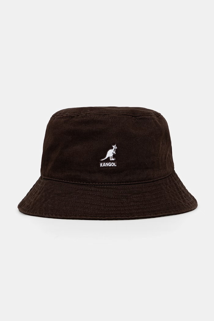Kangol bavlnený bucket klobúk WASHED BUCKET hnedá K4224HT.CB226