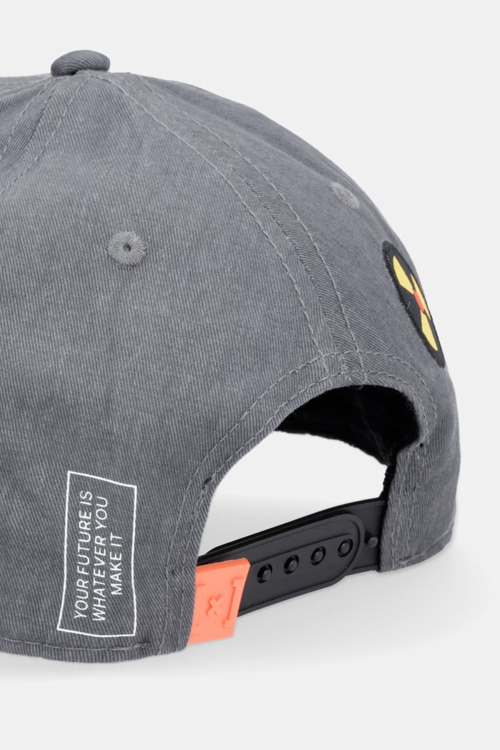 Doplňky Capslab snapback bavlněný Baseball x back to the future CL.BTF1.1.PCB.OUTB šedá