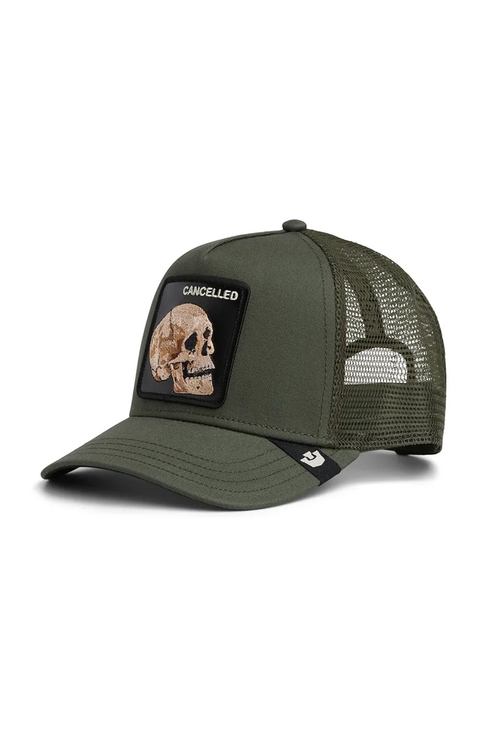 Goorin Bros șapcă trucker The Cancelled Skull altele verde 101.2392