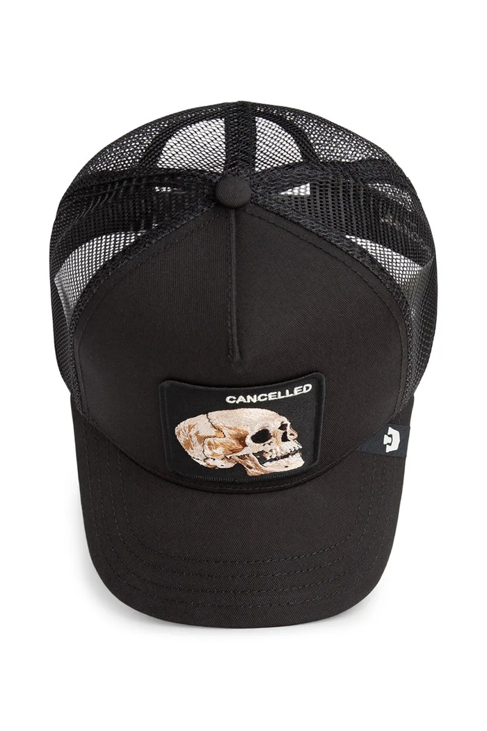 Goorin Bros trucker cap The Cancelled Skull 101.2392 negru