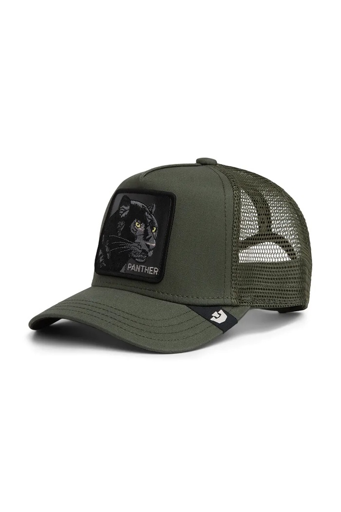 Goorin Bros čiapka so šiltom Panther Trucker ostatné zelená 101.2510