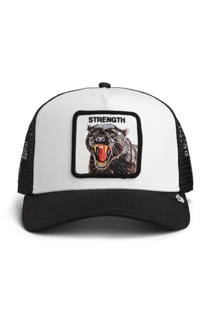 Goorin Bros šiltovka trucker pánska Strength Panther Trucker 101.2998 biela AA00