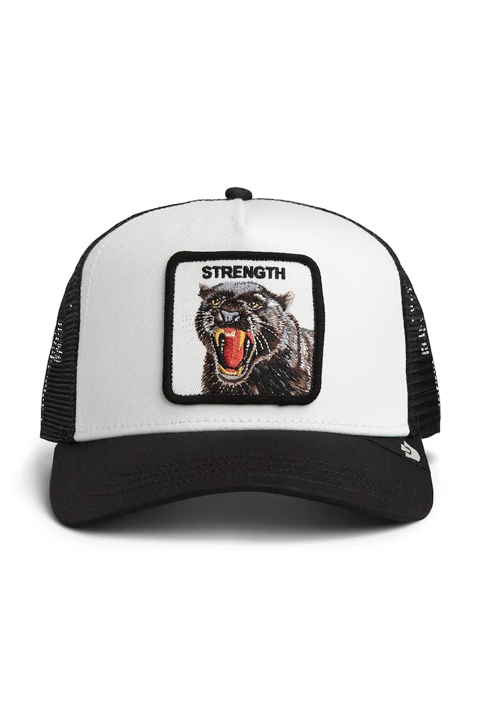 Goorin Bros šiltovka trucker pánska Strength Panther Trucker 101.2998 biela AA00