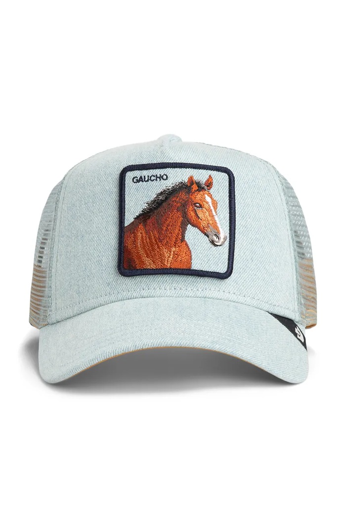 Goorin Bros čiapka so šiltom Denim Gaucho 101.2955 modrá AA00