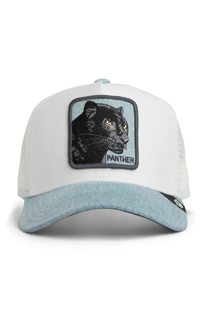 Goorin Bros čiapka so šiltom Denim Panther 101.2958 biela AA00
