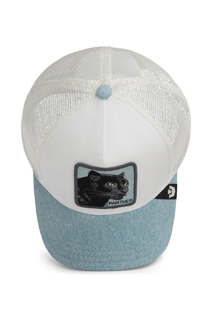 Goorin Bros čiapka so šiltom Denim Panther 101.2958 biela