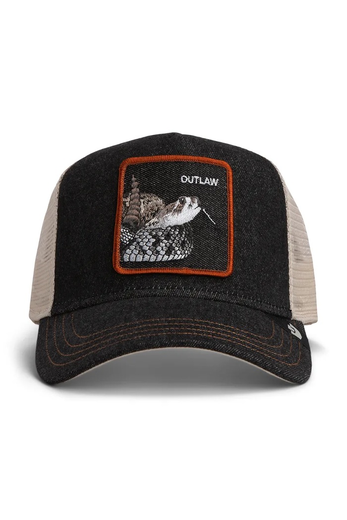 Goorin Bros șapcă Denim Snake 101.2960 negru AA00