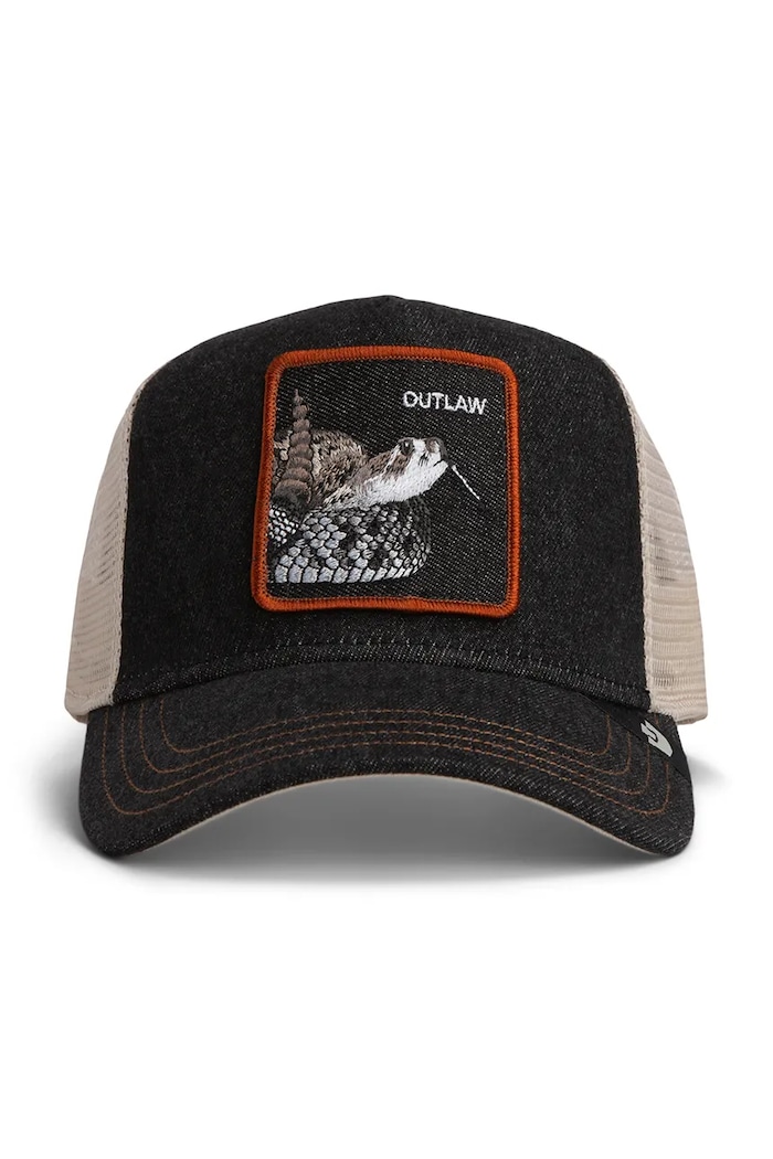Goorin Bros șapcă Denim Snake 101.2960 negru AA00