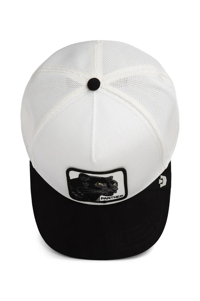 Goorin Bros šiltovka trucker Suede Black Panther 101.2961 biela