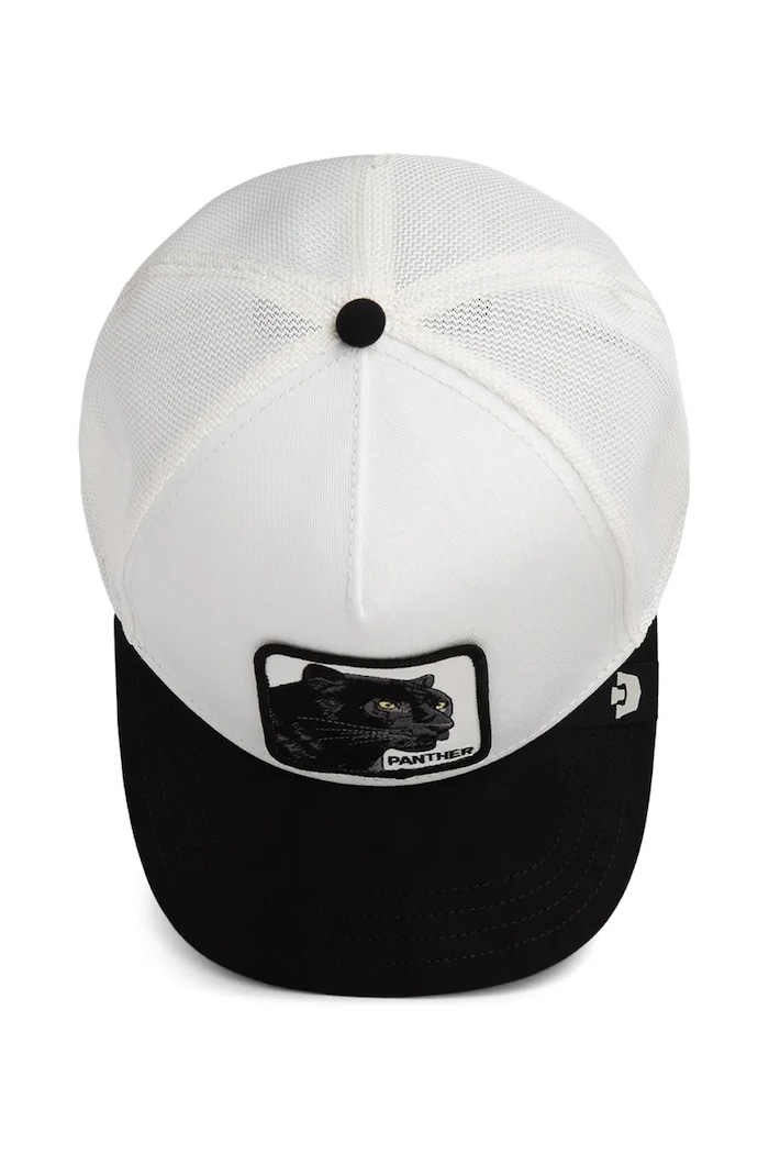 Goorin Bros šiltovka trucker Suede Black Panther 101.2961 biela