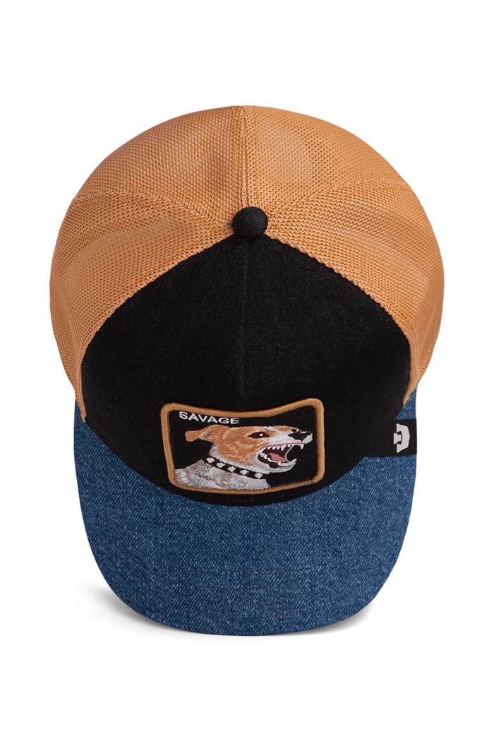 Goorin Bros šiltovka trucker Savage Dawg 101.2669 čierna