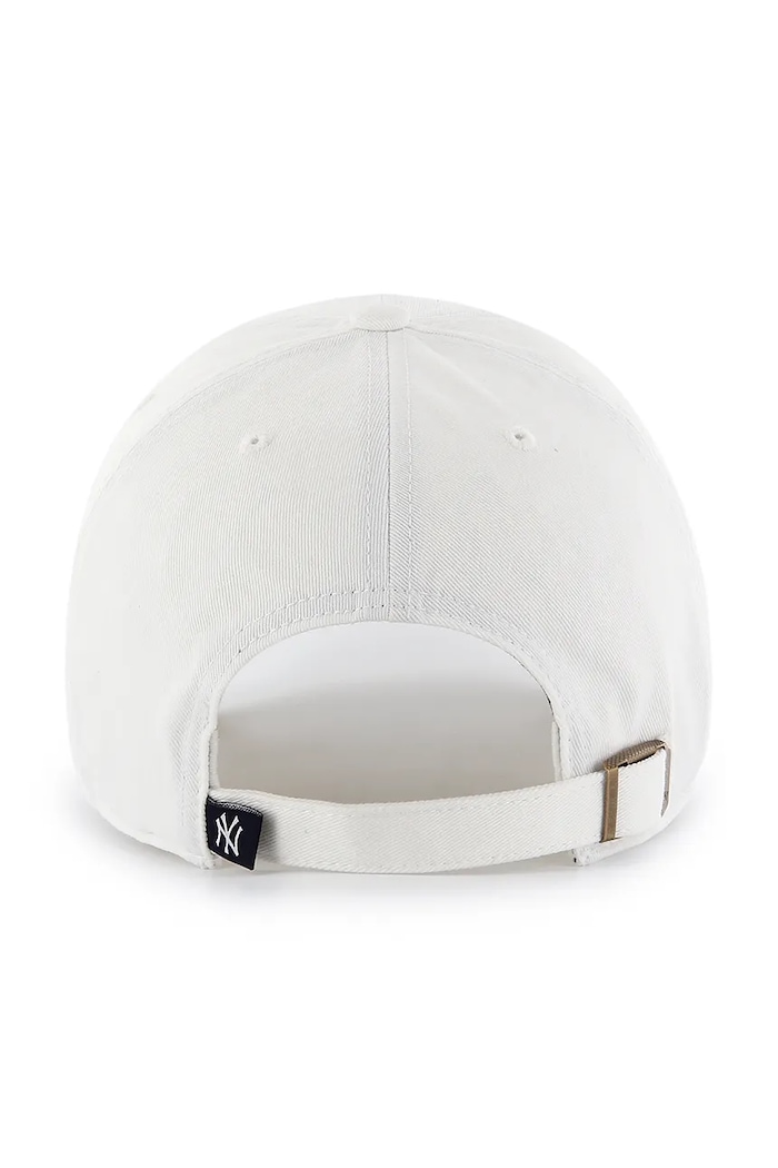 47 brand șapcă de baseball din bumbac MLB New York Yankees B.RGW17GWS.WHF alb AA00