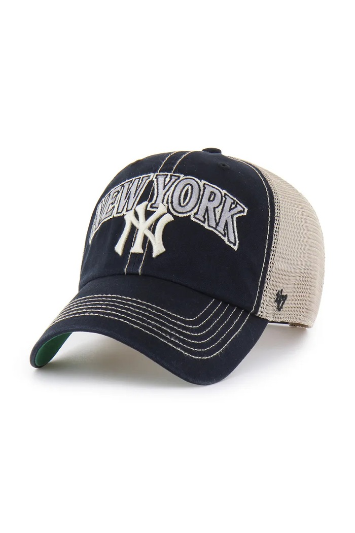 47 brand czapka z daszkiem MLB New York Yankees aplikacja czarny B.TSCLA17LAP.VB