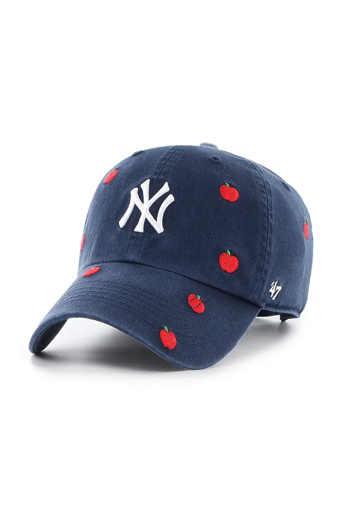 47 brand șapcă de baseball din bumbac MLB New York Yankees bumbac bleumarin B.SCTRC17GWS.NY