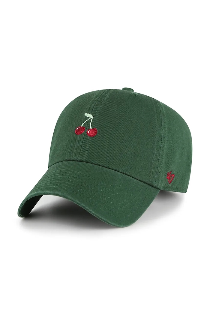 47 brand czapka z daszkiem bawełniana Fruit Base Runner Icon bawełna zielony XX.BSRIC1411GWS.DGG