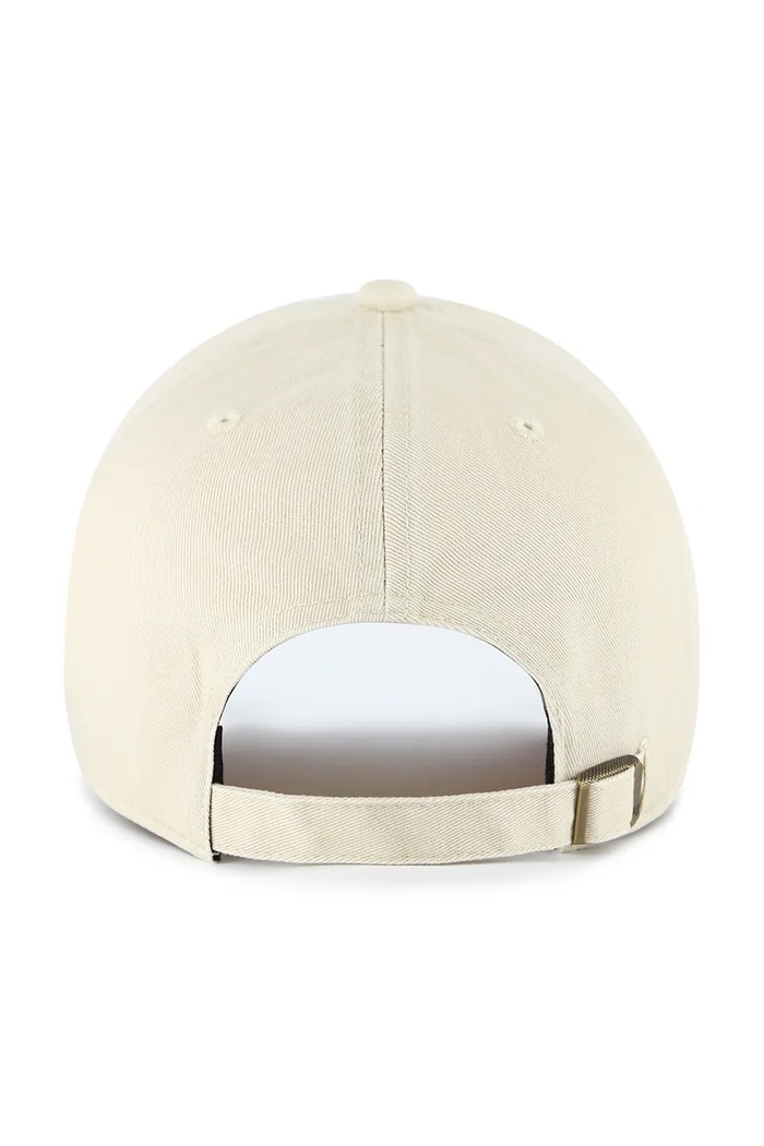 Akcesoria 47 brand czapka z daszkiem bawełniana MLB Los Angeles Dodgers B.BLPRK12GWS.K0 beżowy