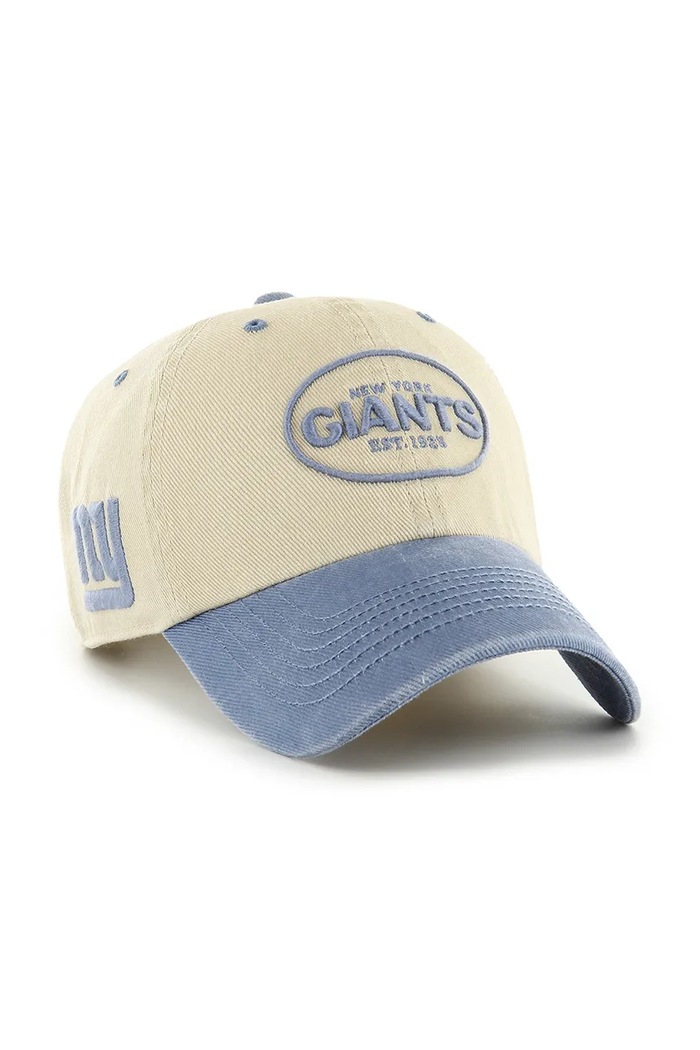 47 brand șapcă de baseball din bumbac NFL New York Giants F.BRKTL21DHS.K0 bej AA00