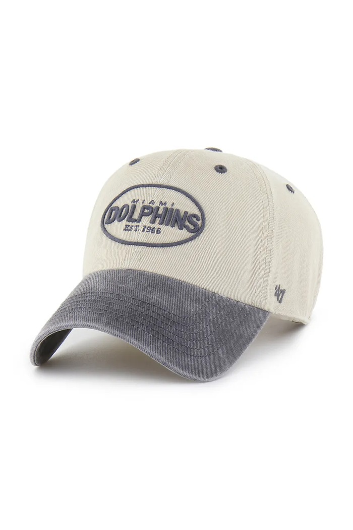 Bavlnená šiltovka 47 brand NFL Miami Dolphins bavlna béžová F.BRKTL17DHS.K0