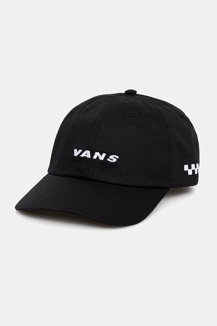 Vans bejzbalová čiapka bavlnená čierna VN000QA6BLK1