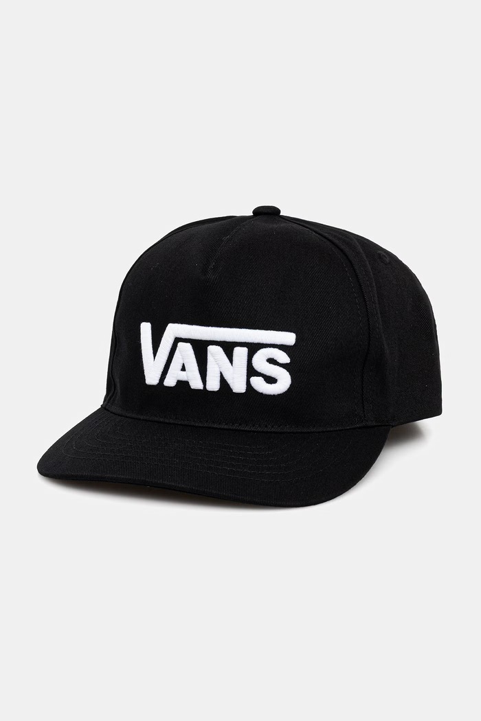 Vans bejzbalová čiapka bavlnená čierna VN000QAHBLK1