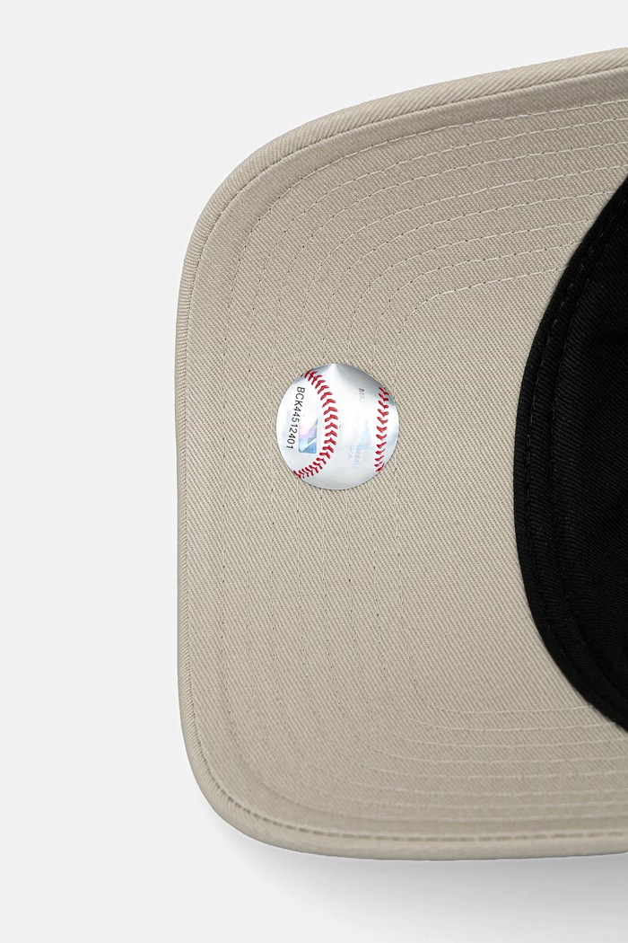 New Era cappello da baseball in cotone MINI LOGO 9TWENTY® beige 60675527