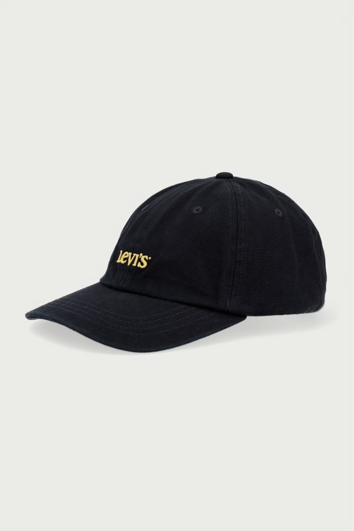 Levi's kapa sa šiltom pamučna CLUB LOGO crna 008Q0