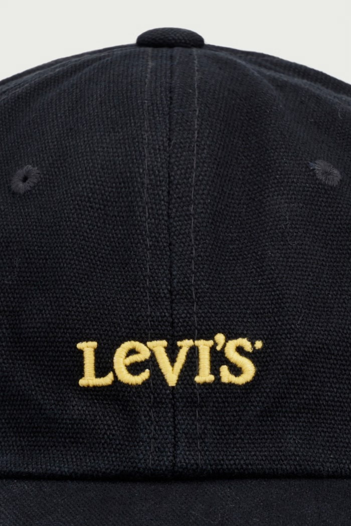 Levi's kapa sa šiltom pamučna CLUB LOGO 008Q0 crna AA00