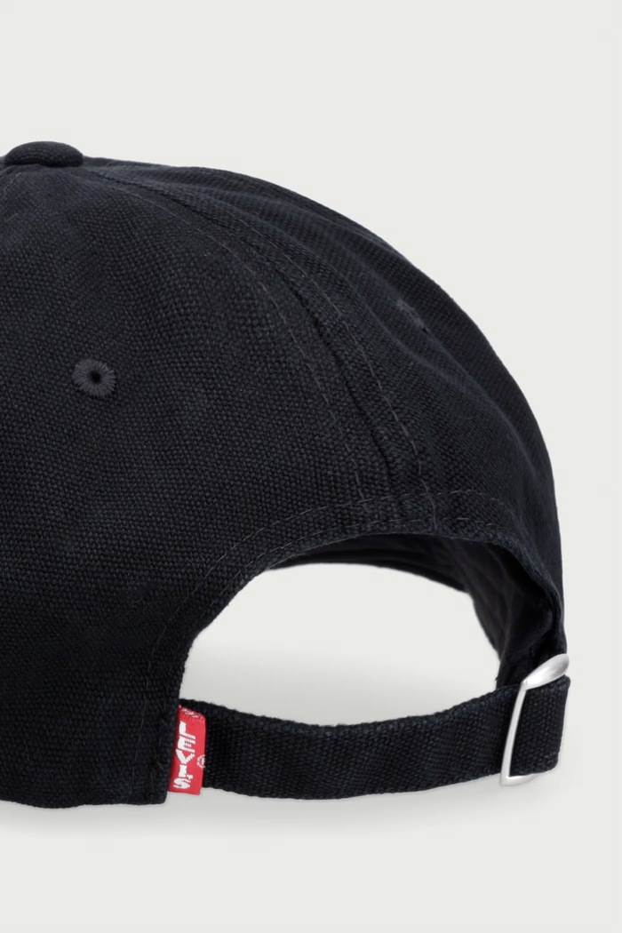 Dodaci Levi's kapa sa šiltom pamučna CLUB LOGO 008Q0 crna