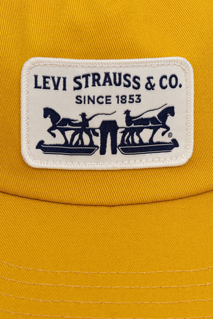 Levi's καπέλο με γείσο PRESIDIO κίτρινο 007YQ