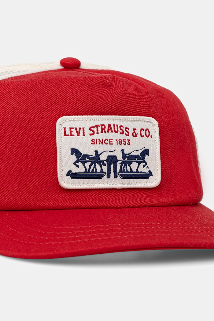 Levi's czapka z daszkiem PRESIDIO 007YQ czerwony AA00