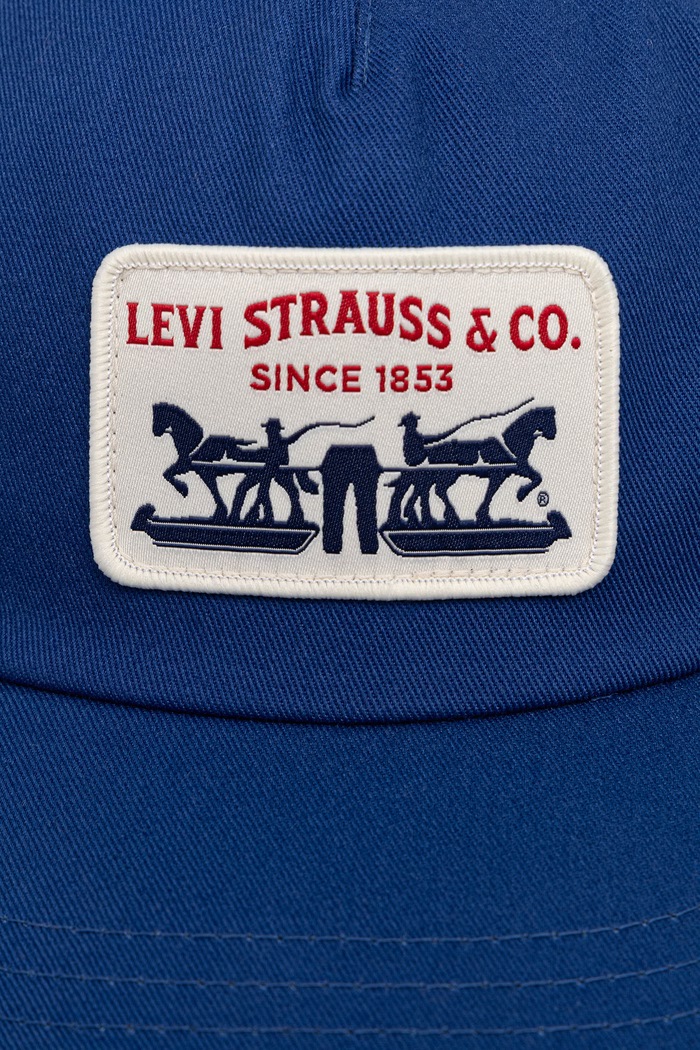 Levi's καπέλο με γείσο PRESIDIO μπλε 007YQ