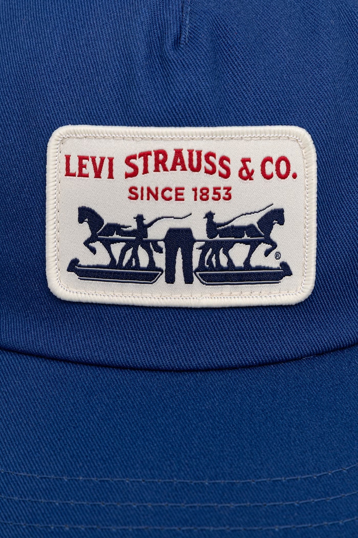 Levi's καπέλο με γείσο PRESIDIO μπλε 007YQ